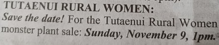 Tutaenui Rural Woman