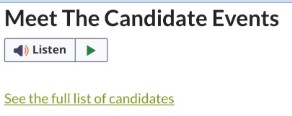 Rangitikei 2025 Elections Meetings