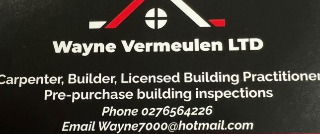 Wayne Vermeulen Ltd Builder